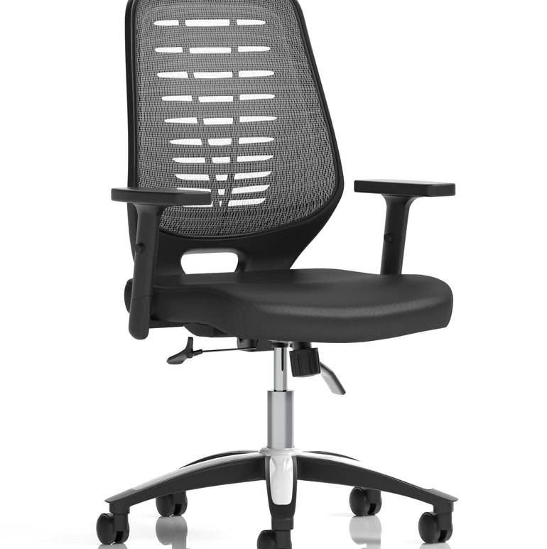Relay Medium Mesh Back Task Operator Office Chair with Arms