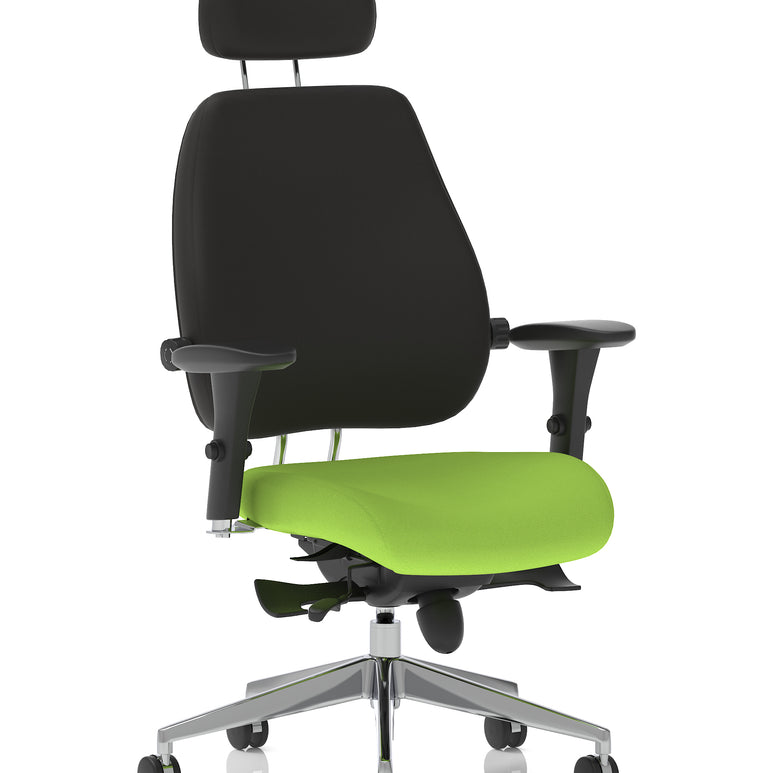Chiro Plus Ultimate High Back Ergonomic Posture Chair with Arms and Headrest