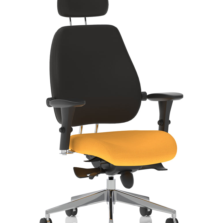Chiro Plus Ultimate High Back Ergonomic Posture Chair with Arms and Headrest