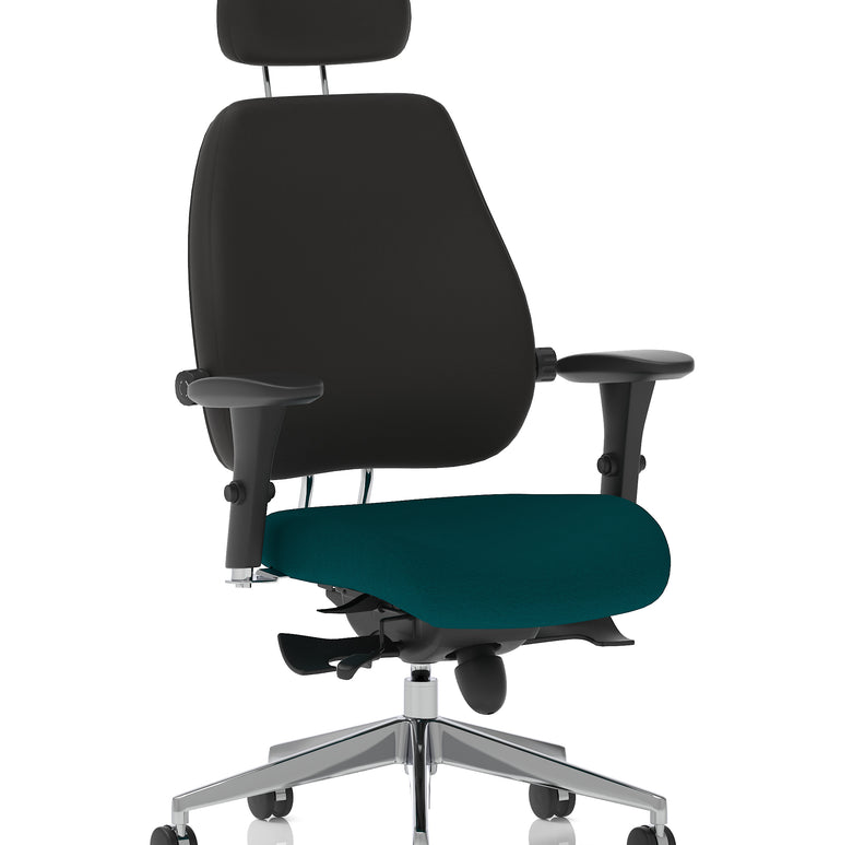 Chiro Plus Ultimate High Back Ergonomic Posture Chair with Arms and Headrest