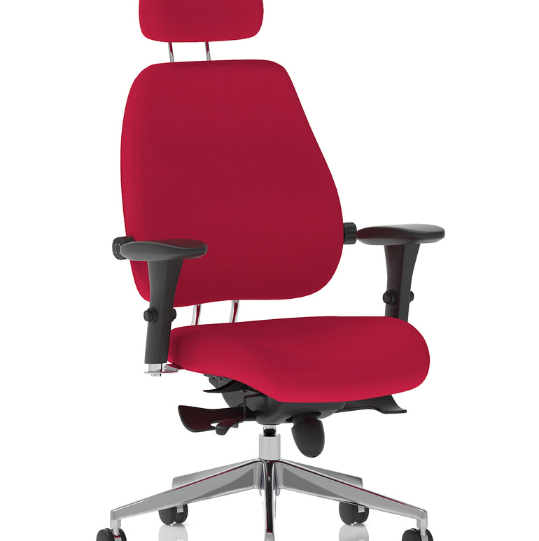 Chiro Plus Ultimate High Back Ergonomic Posture Chair with Arms and Headrest