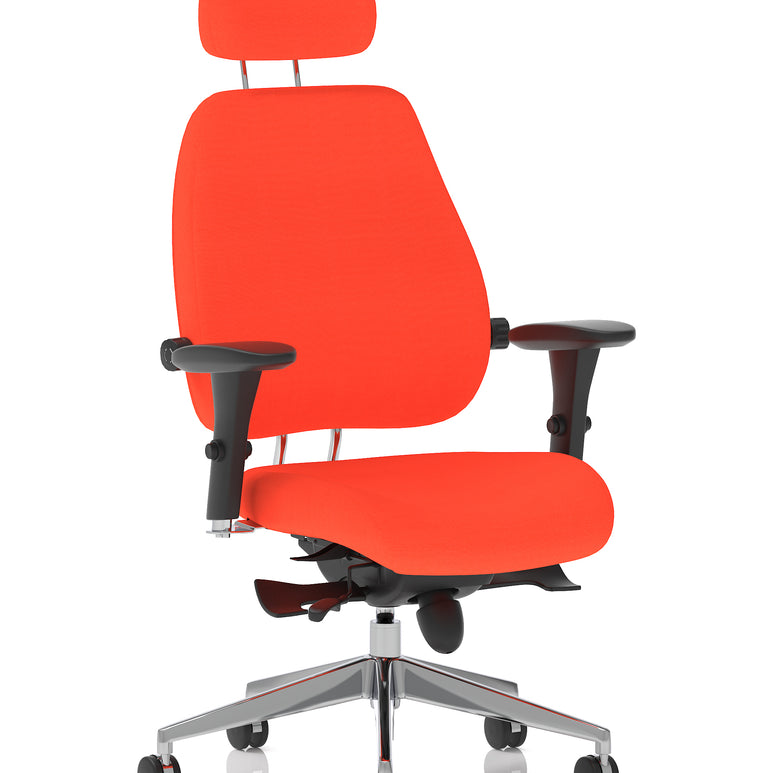 Chiro Plus Ultimate High Back Ergonomic Posture Chair with Arms and Headrest