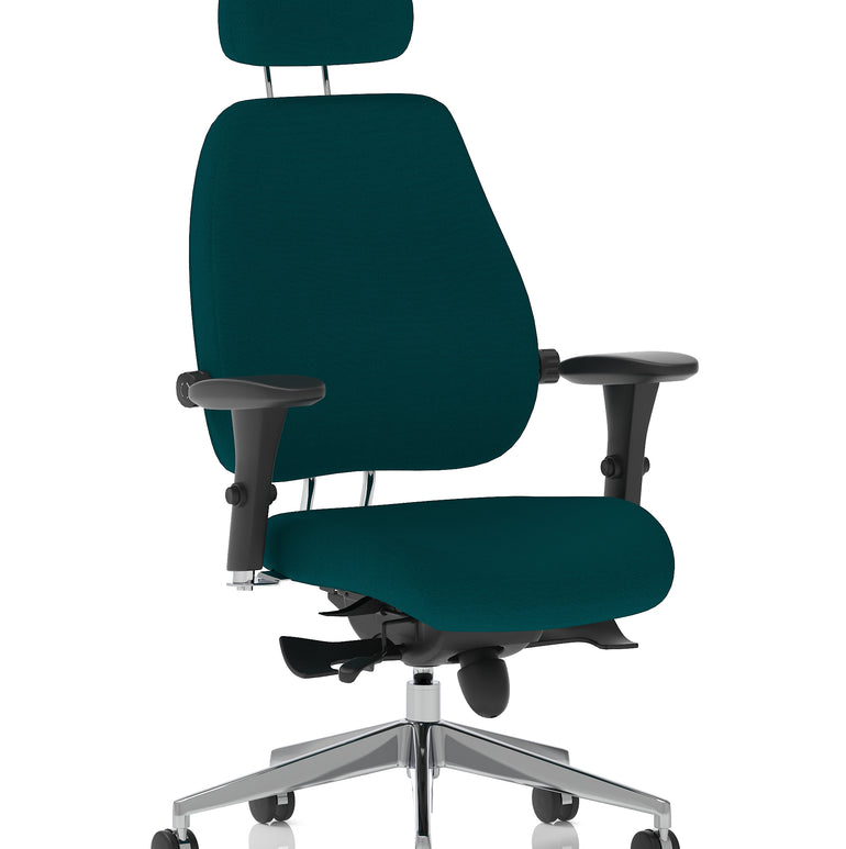 Chiro Plus Ultimate High Back Ergonomic Posture Chair with Arms and Headrest