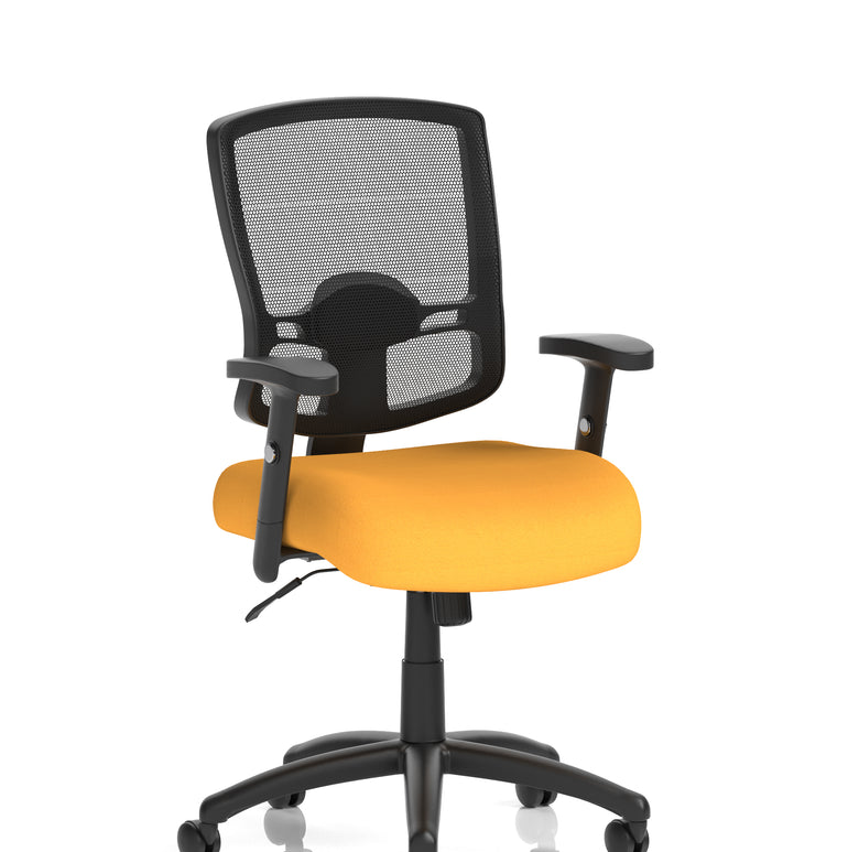 Portland Medium Mesh Back Task Operator Office Chair with Arms