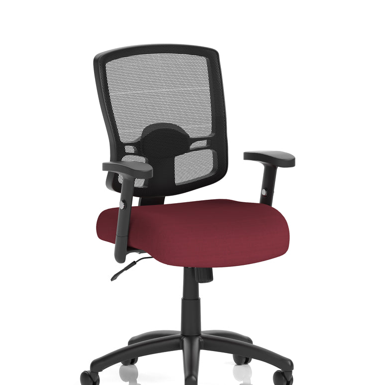 Portland Medium Mesh Back Task Operator Office Chair with Arms