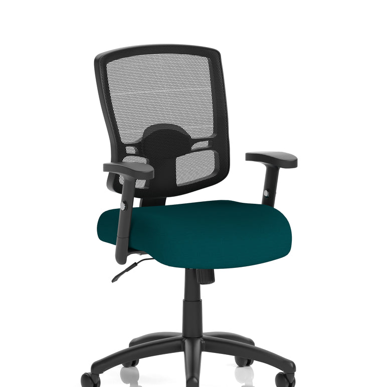 Portland Medium Mesh Back Task Operator Office Chair with Arms