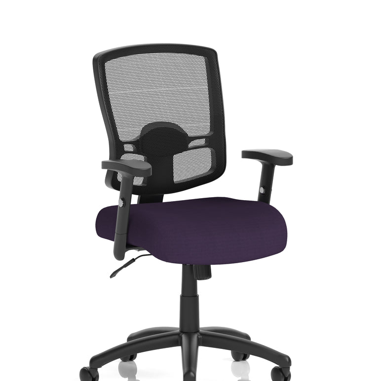 Portland Medium Mesh Back Task Operator Office Chair with Arms