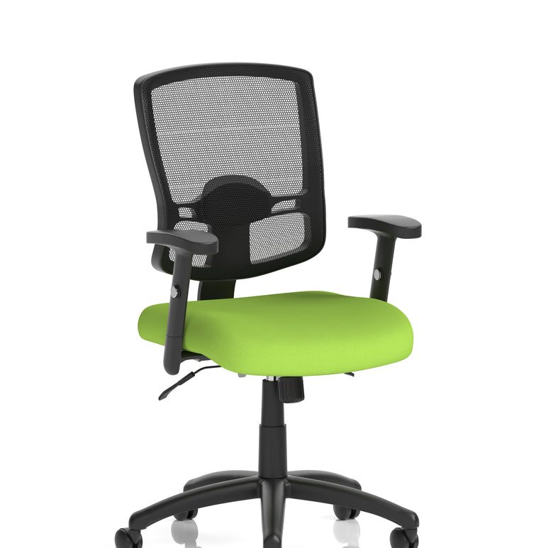 Portland II Medium Mesh Back Task Operator Office Chair with Arms