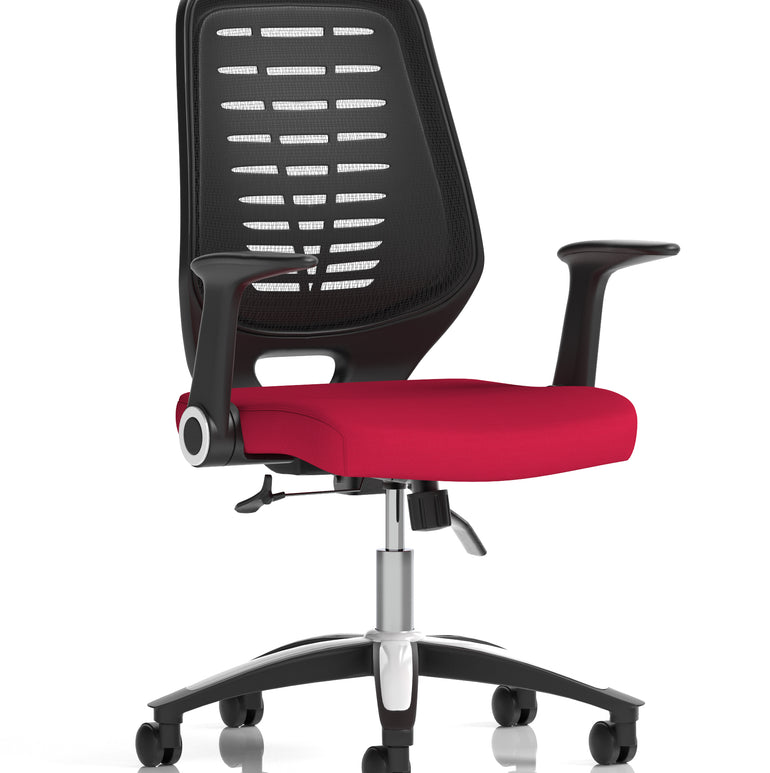 Relay Medium Mesh Back Task Operator Office Chair with Arms
