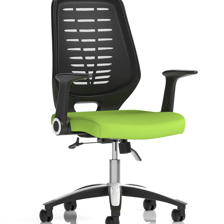 Relay Medium Mesh Back Task Operator Office Chair with Arms