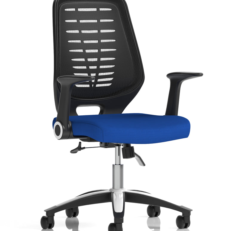 Relay Medium Mesh Back Task Operator Office Chair with Arms