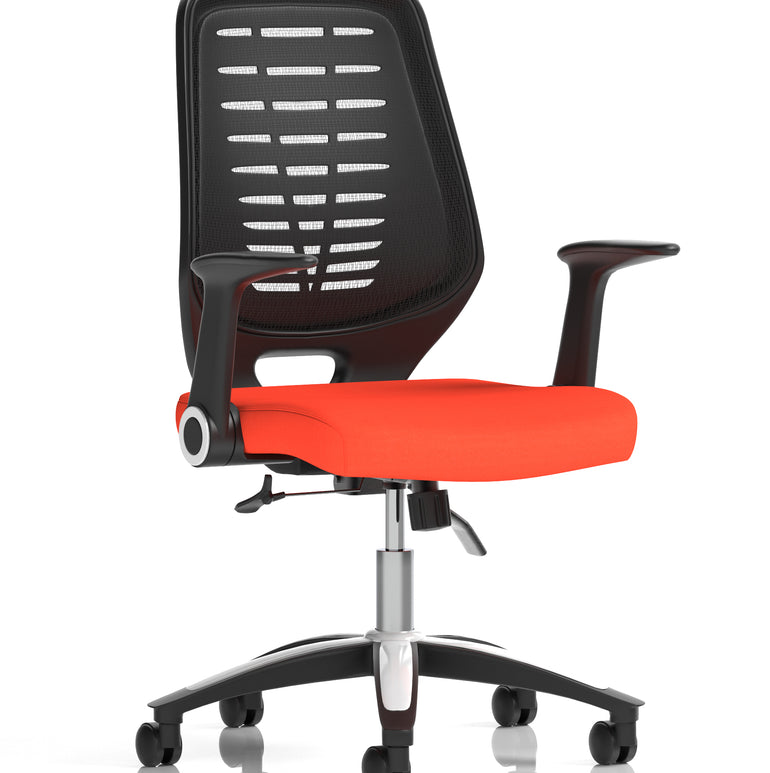 Relay Medium Mesh Back Task Operator Office Chair with Arms