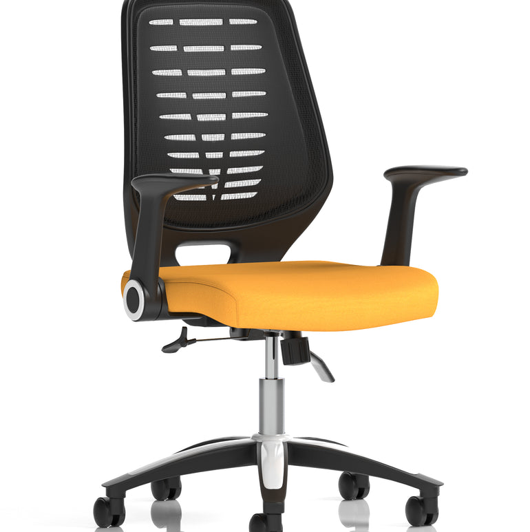 Relay Medium Mesh Back Task Operator Office Chair with Arms