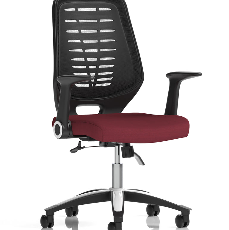 Relay Medium Mesh Back Task Operator Office Chair with Arms