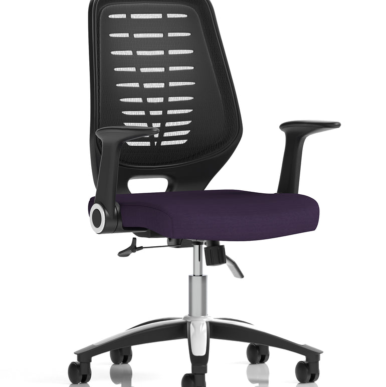 Relay Medium Mesh Back Task Operator Office Chair with Arms