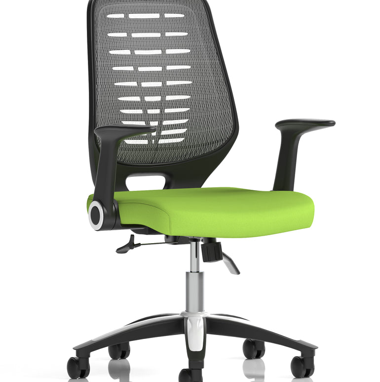 Relay Medium Mesh Back Task Operator Office Chair with Arms