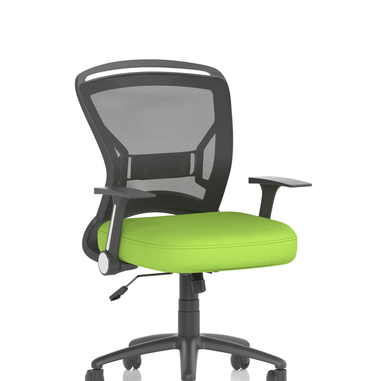Zeus Medium Mesh Back Task Operator Office Chair with Arms