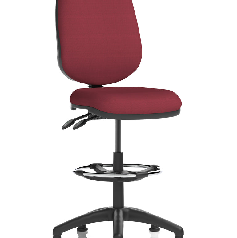 Eclipse Plus II Task Operator Office Chair with Hi Rise Draughtsman Kit