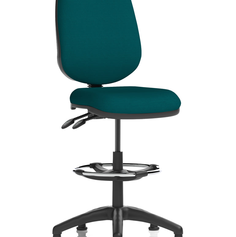 Eclipse Plus II Task Operator Office Chair with Hi Rise Draughtsman Kit