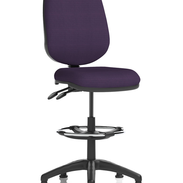 Eclipse Plus II Task Operator Office Chair with Hi Rise Draughtsman Kit