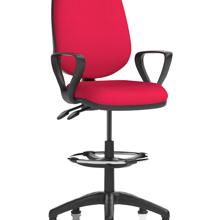 Eclipse Plus II Task Operator Office Chair with Hi Rise Draughtsman Kit
