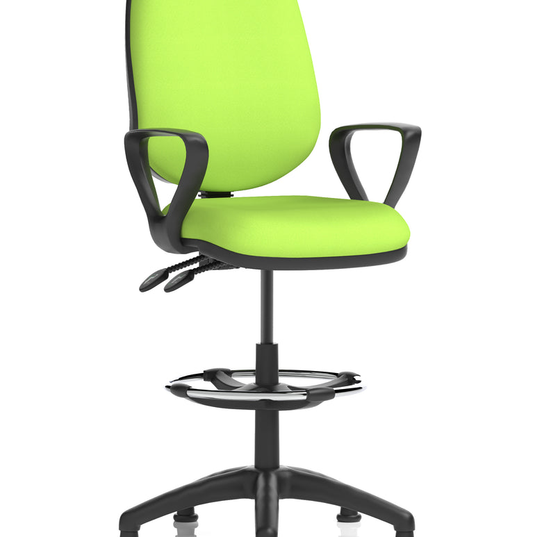 Eclipse Plus II Task Operator Office Chair with Hi Rise Draughtsman Kit