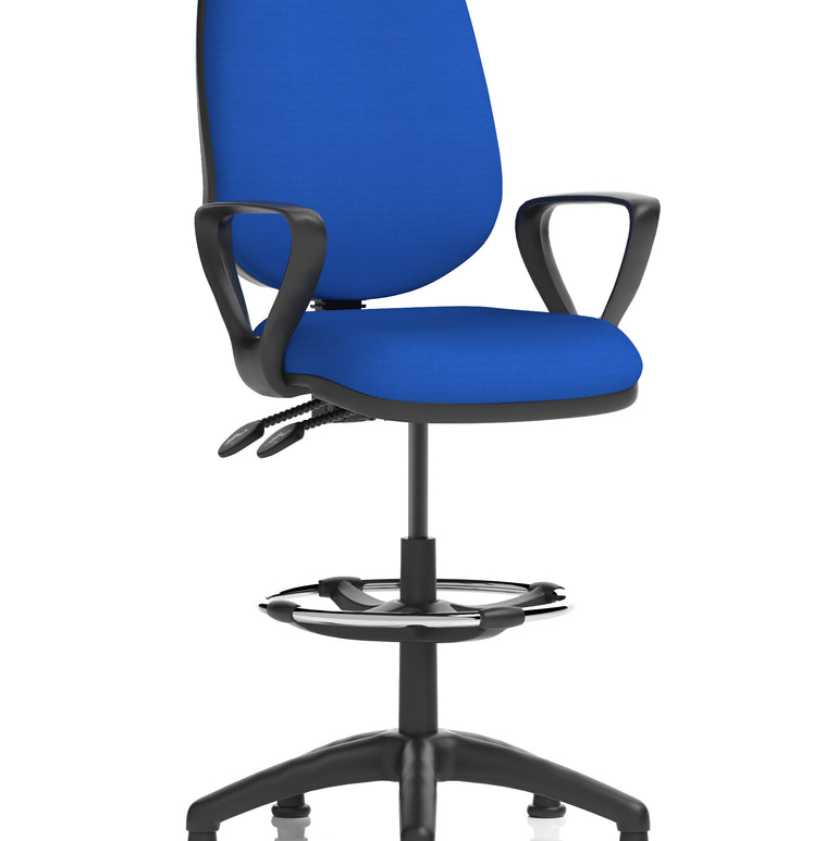 Eclipse Plus II Task Operator Office Chair with Hi Rise Draughtsman Kit