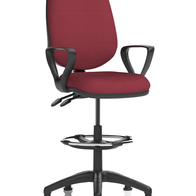 Eclipse Plus II Task Operator Office Chair with Hi Rise Draughtsman Kit
