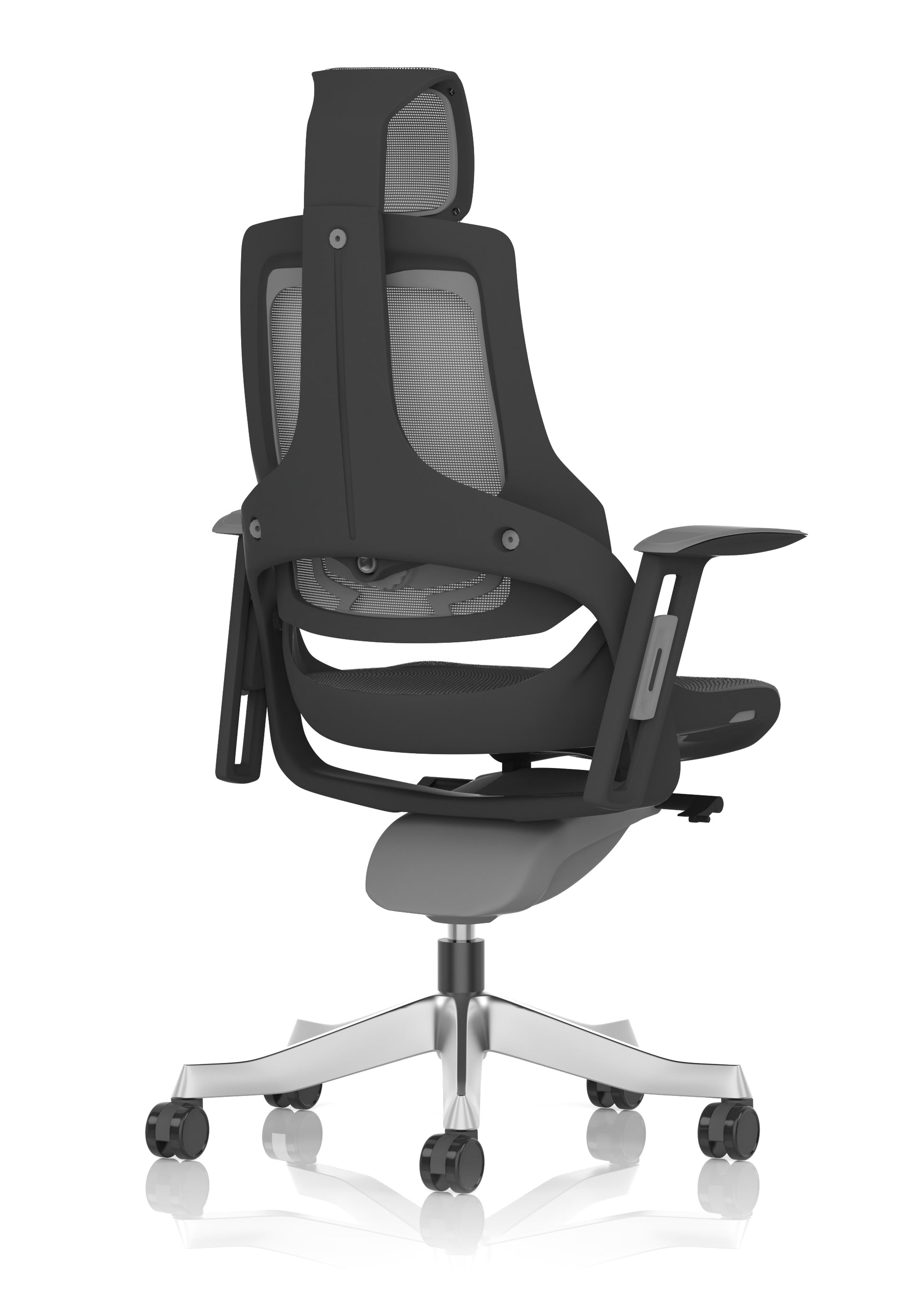 Zure High Back Black Shell Executive Office Chair with Arms