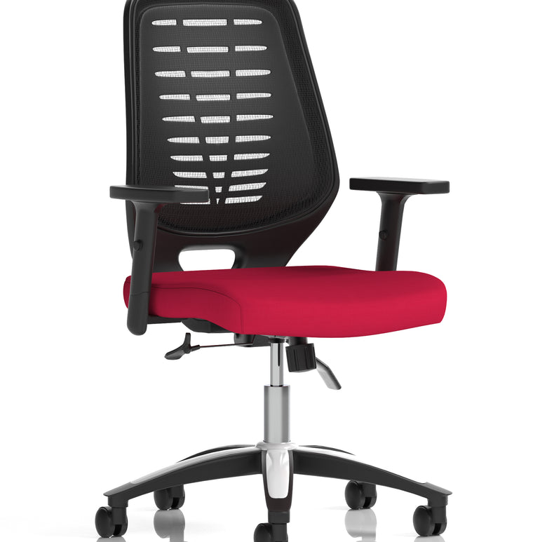 Relay Medium Mesh Back Task Operator Office Chair with Arms