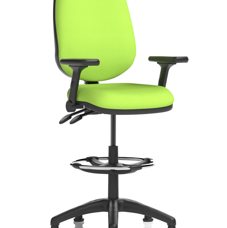 Eclipse Plus II Task Operator Office Chair with Hi Rise Draughtsman Kit