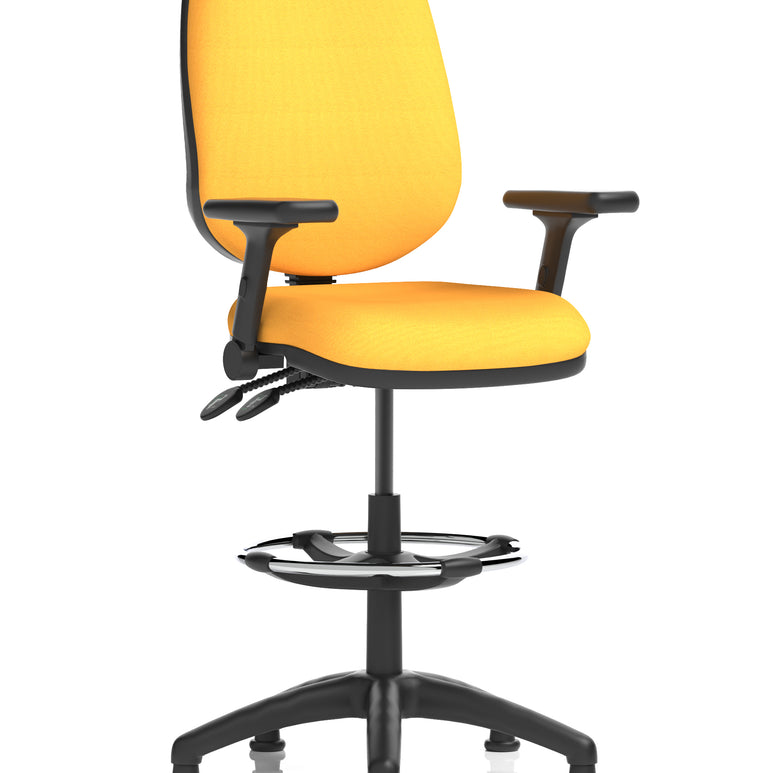 Eclipse Plus II Task Operator Office Chair with Hi Rise Draughtsman Kit