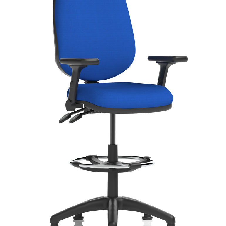 Eclipse Plus II Task Operator Office Chair with Hi Rise Draughtsman Kit