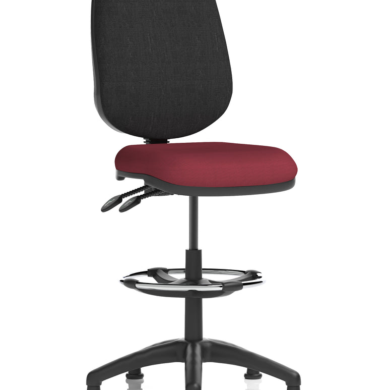 Eclipse Plus II Task Operator Office Chair with Hi Rise Draughtsman Kit