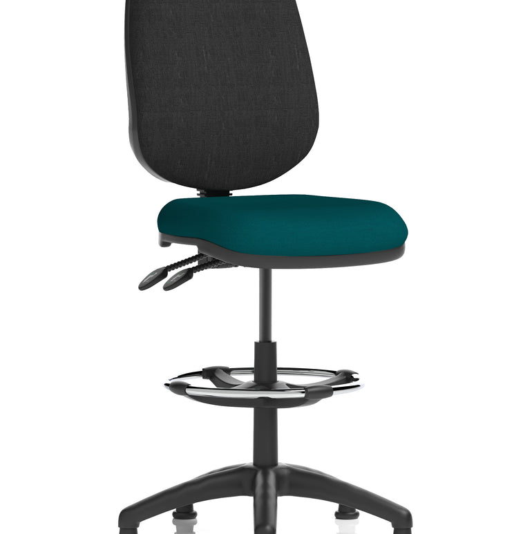 Eclipse Plus II Task Operator Office Chair with Hi Rise Draughtsman Kit