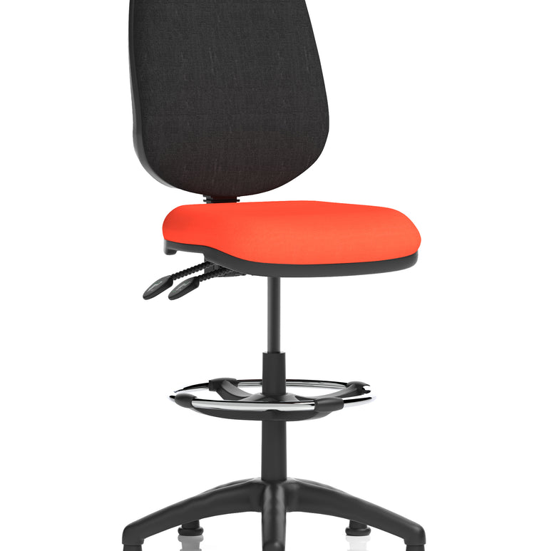 Eclipse Plus II Task Operator Office Chair with Hi Rise Draughtsman Kit