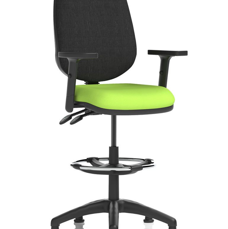Eclipse Plus II Task Operator Office Chair with Hi Rise Draughtsman Kit