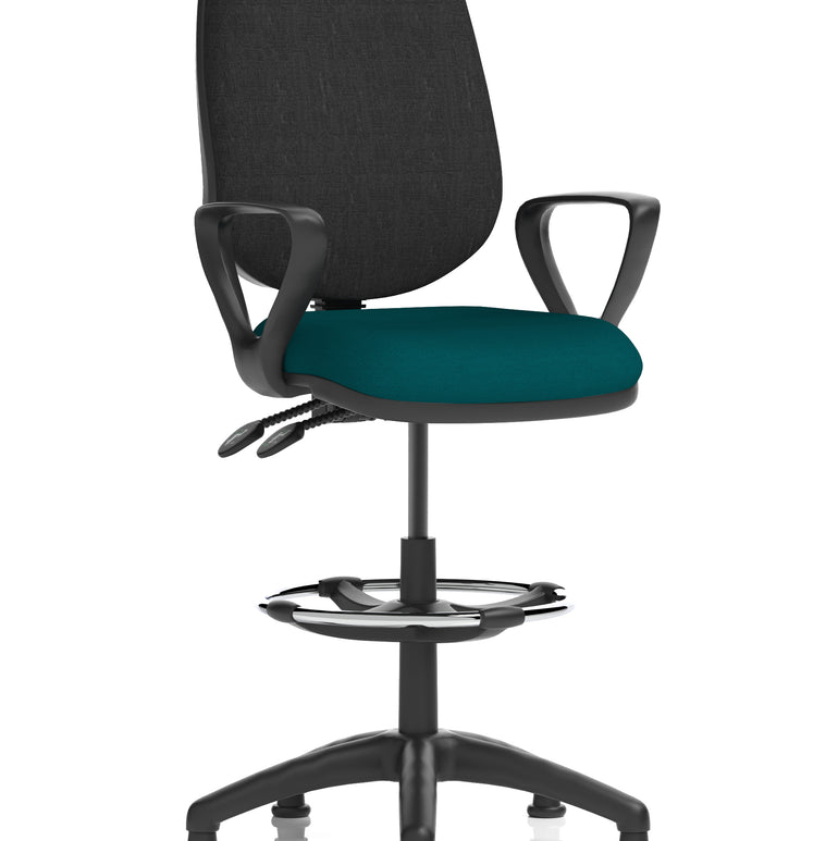 Eclipse Plus II Task Operator Office Chair with Hi Rise Draughtsman Kit