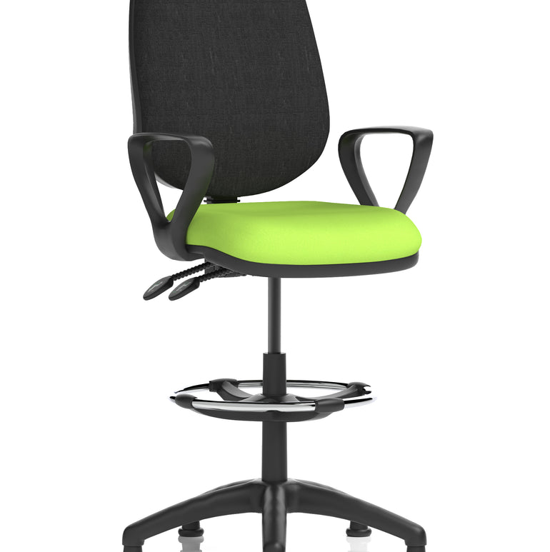 Eclipse Plus II Task Operator Office Chair with Hi Rise Draughtsman Kit
