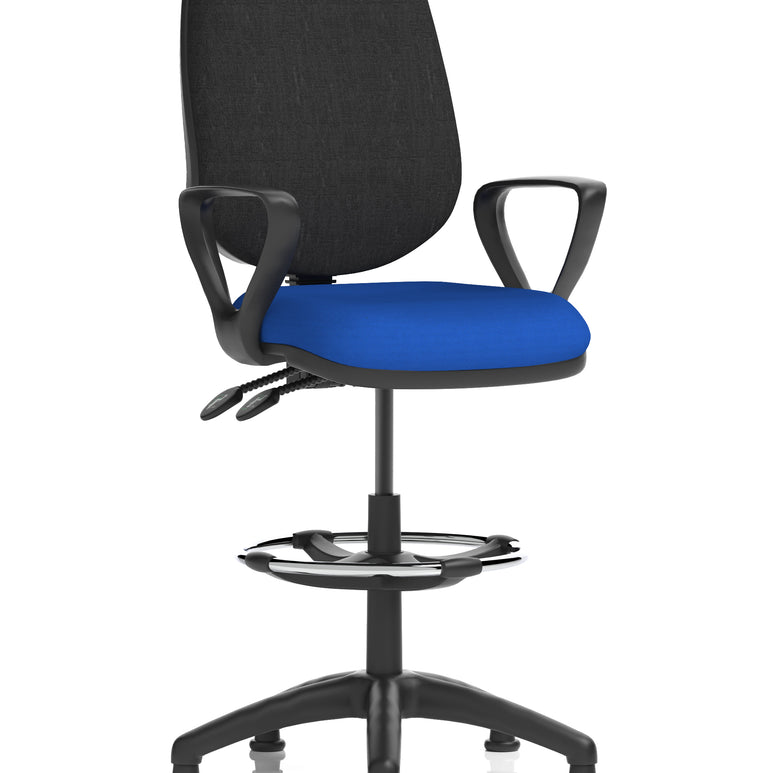 Eclipse Plus II Task Operator Office Chair with Hi Rise Draughtsman Kit