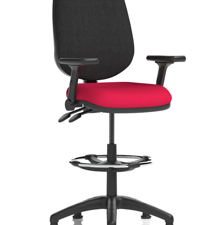 Eclipse Plus II Task Operator Office Chair with Hi Rise Draughtsman Kit
