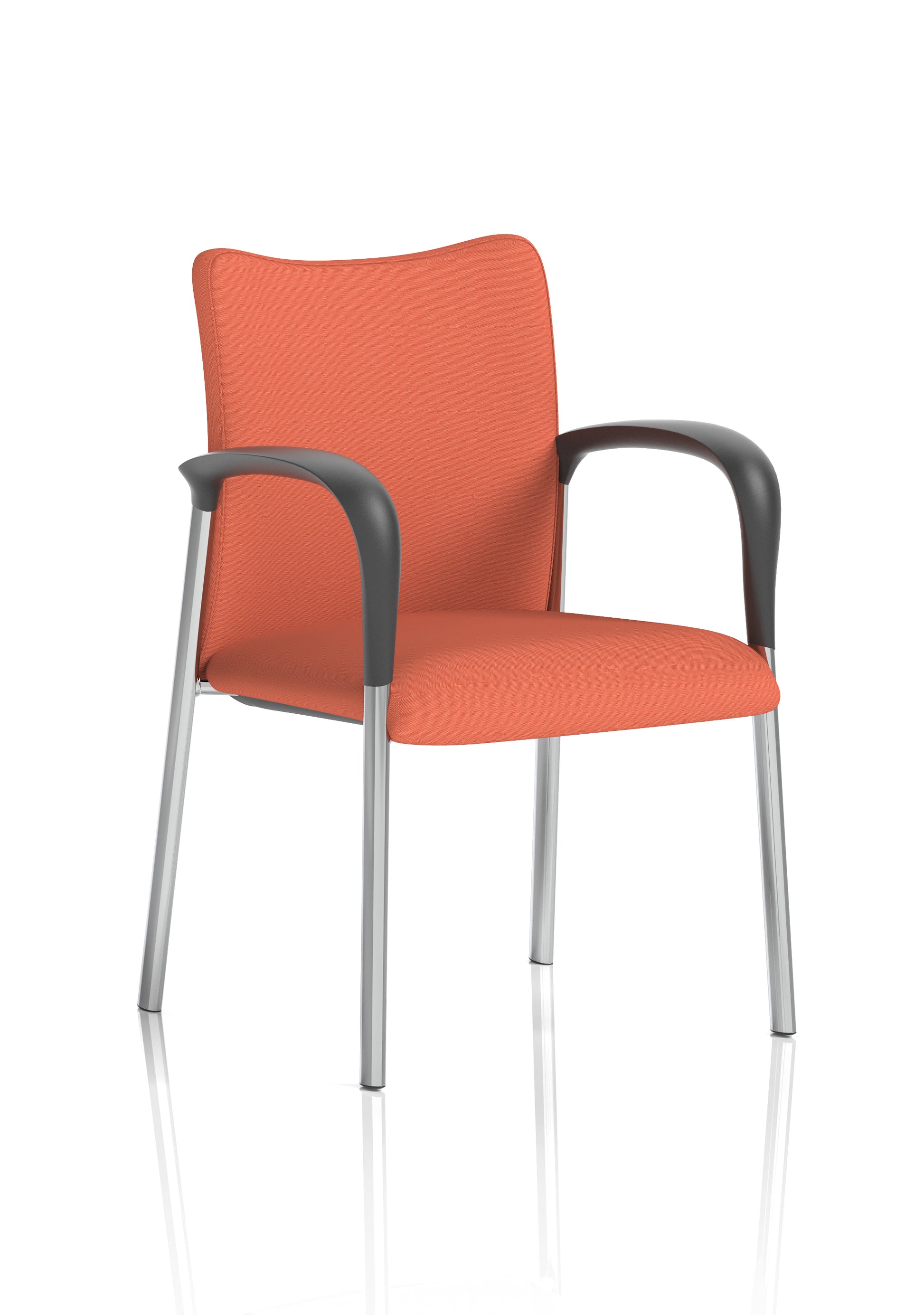 Academy Stacking Medium Back Visitor Office Chair In Quest Fabric