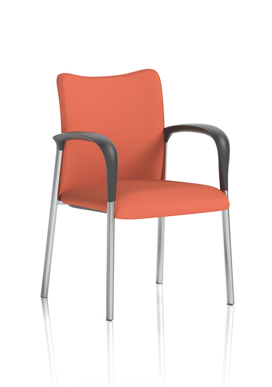 Academy Stacking Medium Back Visitor Office Chair In Quest Fabric