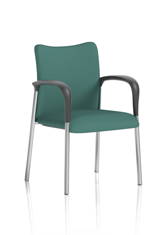 Academy Stacking Medium Back Visitor Office Chair In Quest Fabric