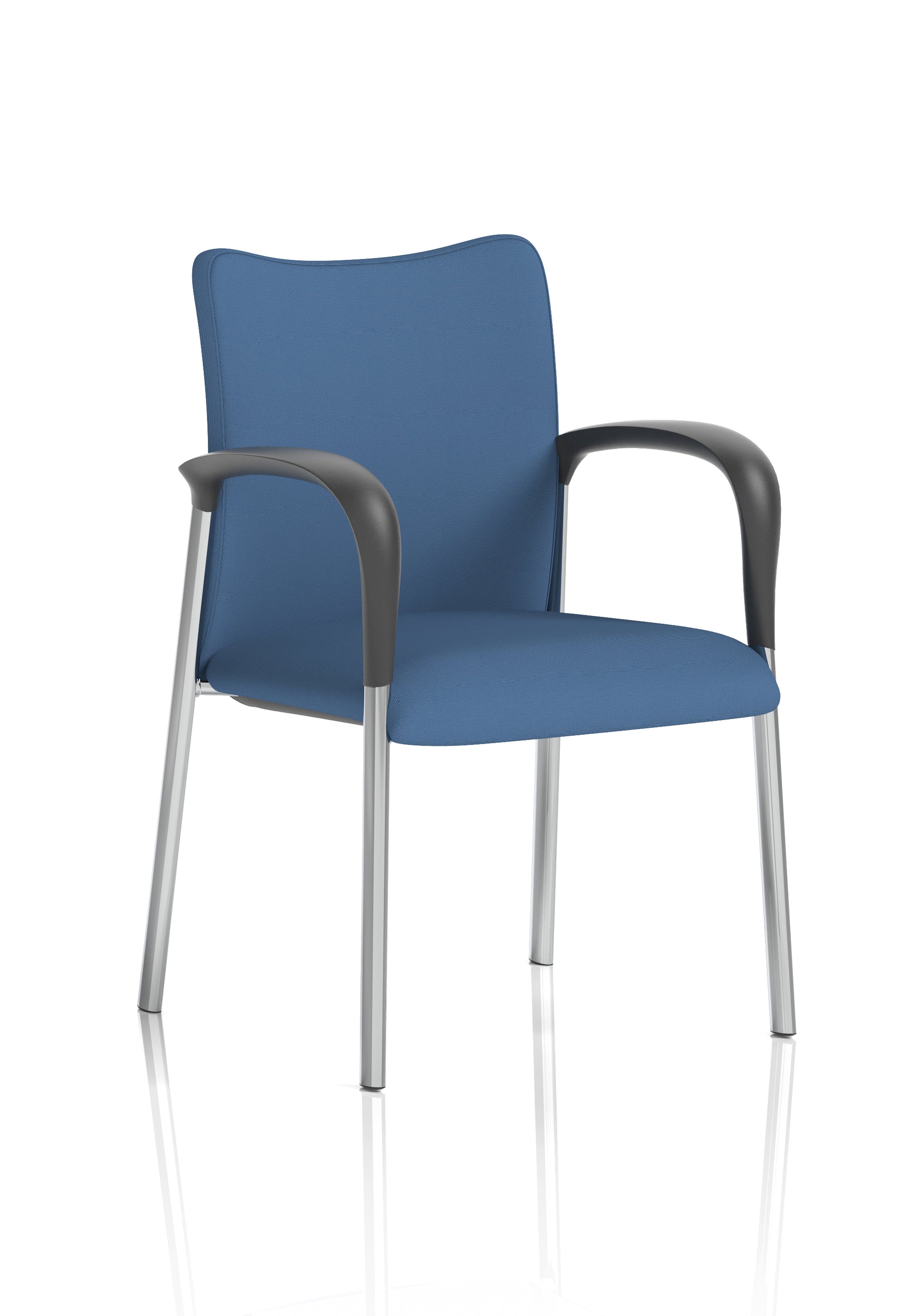 Academy Stacking Medium Back Visitor Office Chair In Quest Fabric
