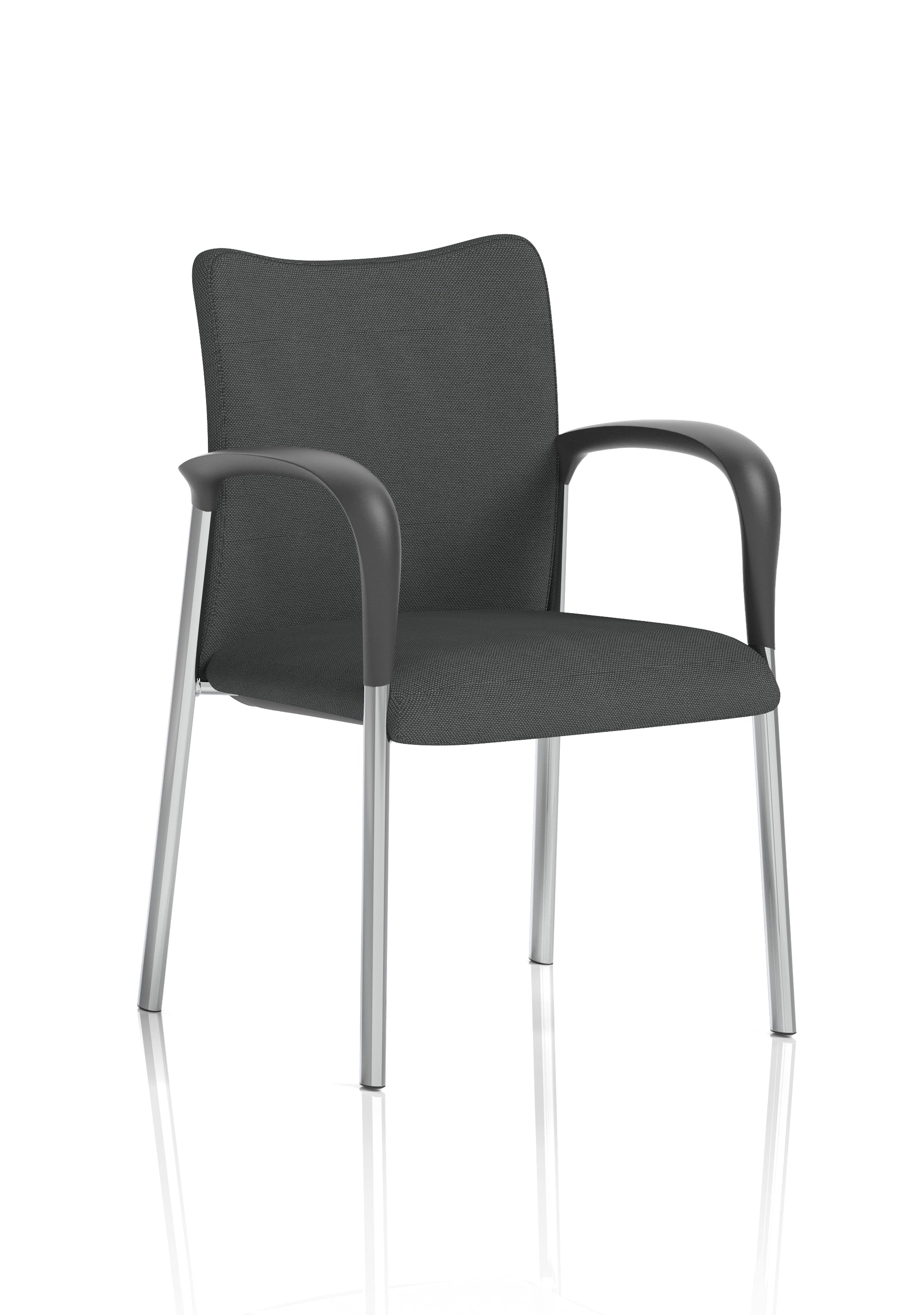 Academy Stacking Medium Back Visitor Office Chair In Quest Fabric
