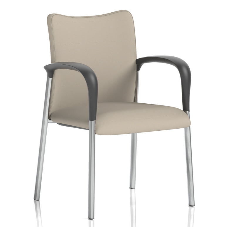 Academy Stacking Medium Back Visitor Office Chair In Quest Fabric