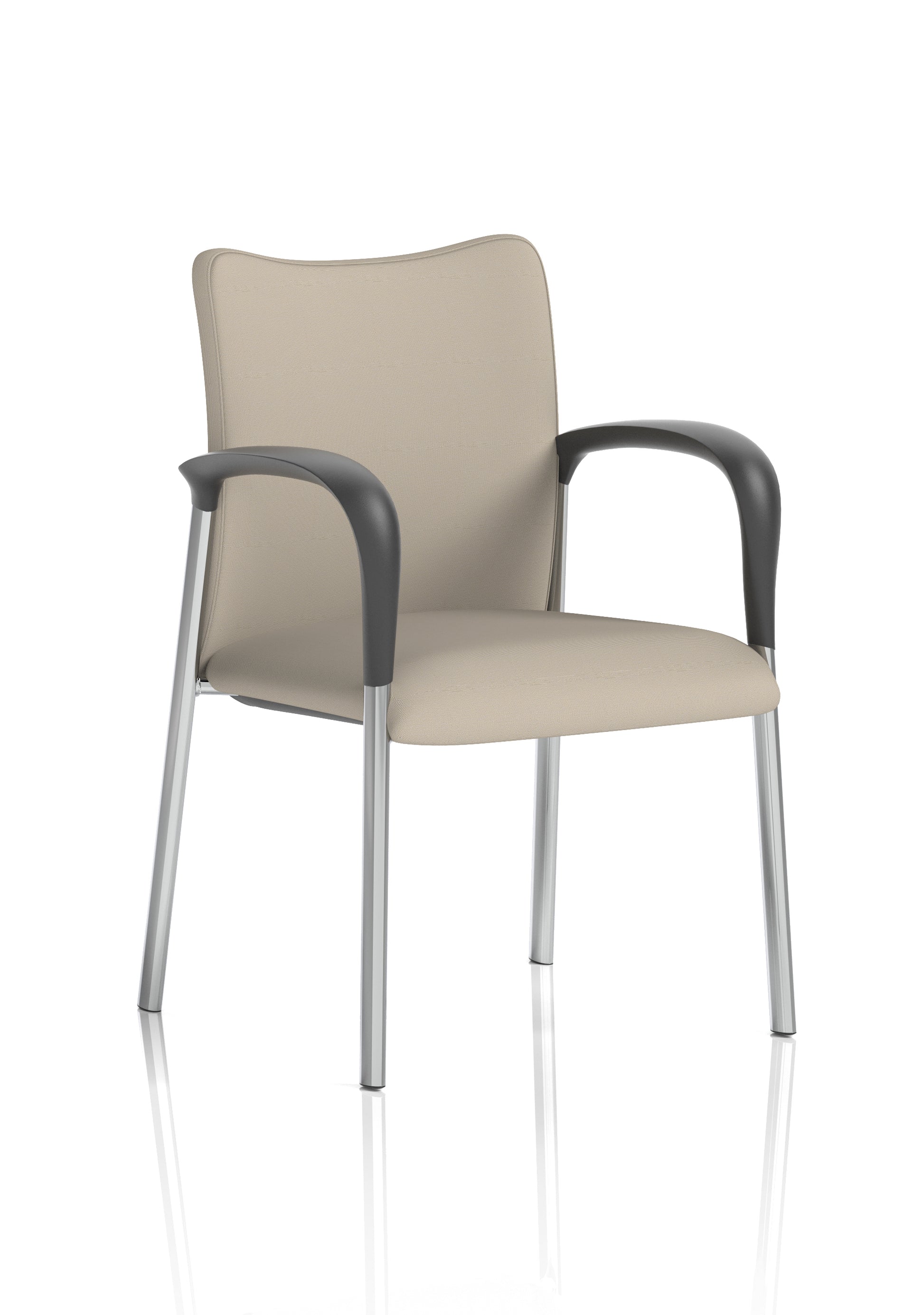 Academy Stacking Medium Back Visitor Office Chair In Quest Fabric