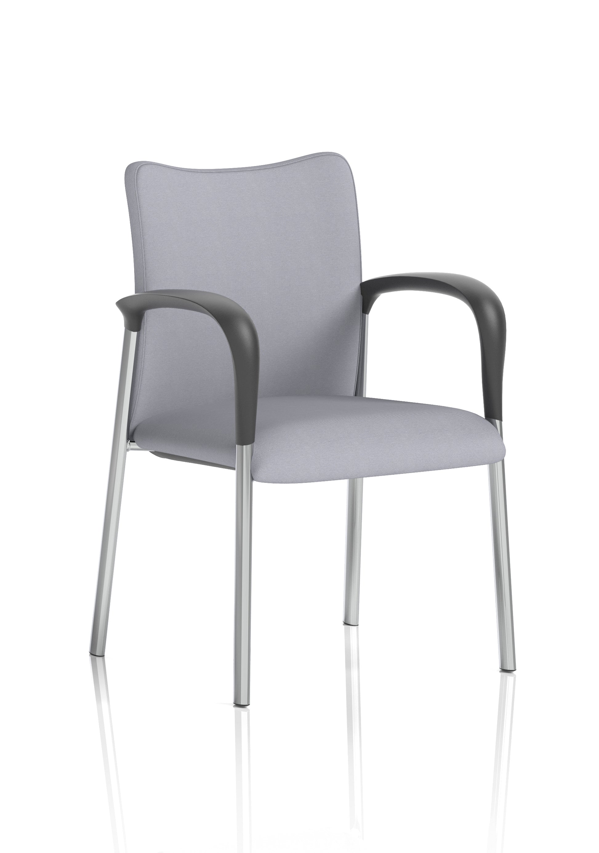 Academy Stacking Medium Back Visitor Office Chair In Quest Fabric