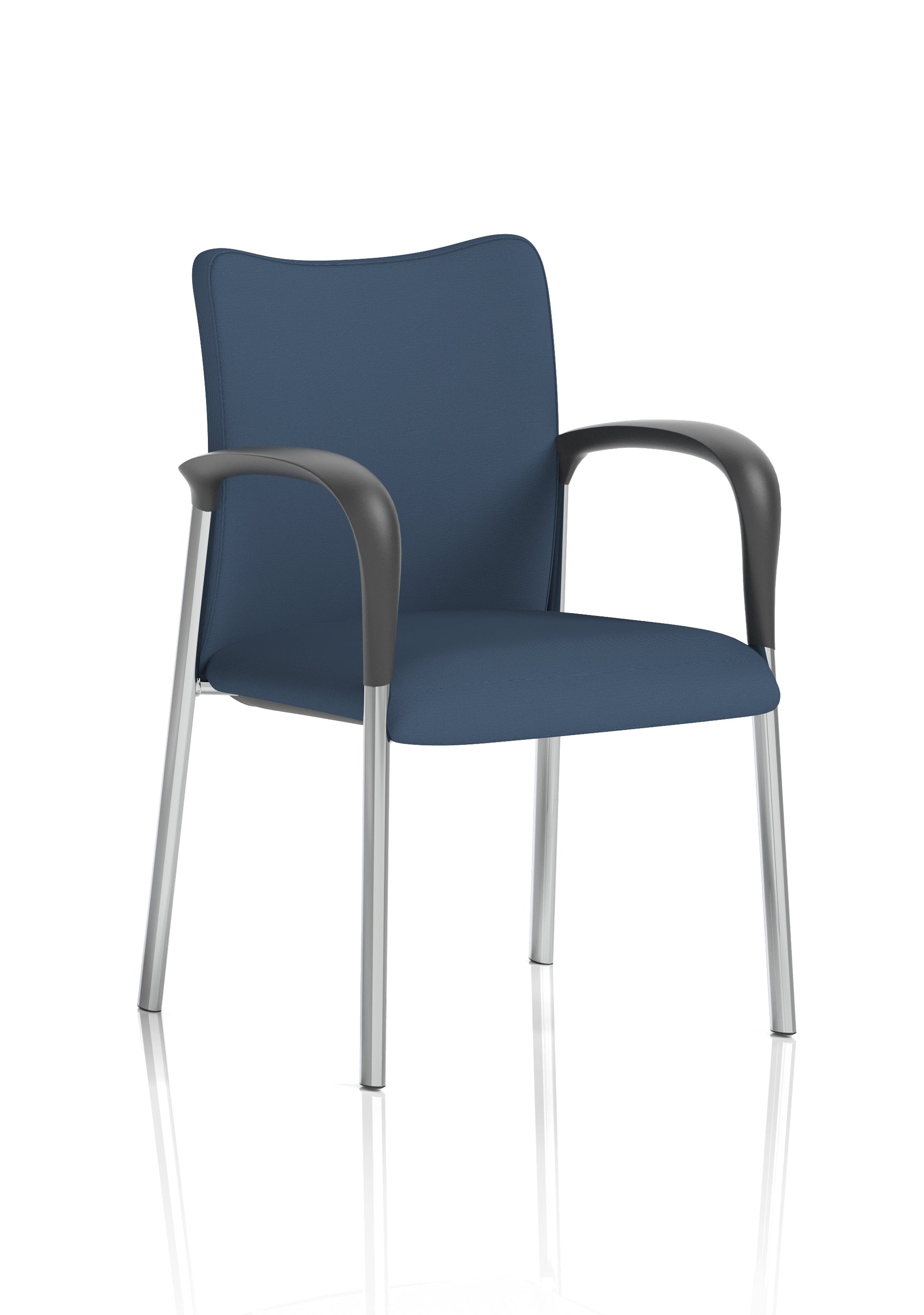 Academy Stacking Medium Back Visitor Office Chair In Quest Fabric